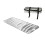 GEEZY Camping Mat Folding Aluminium Foil Blanket Tent Rug 5