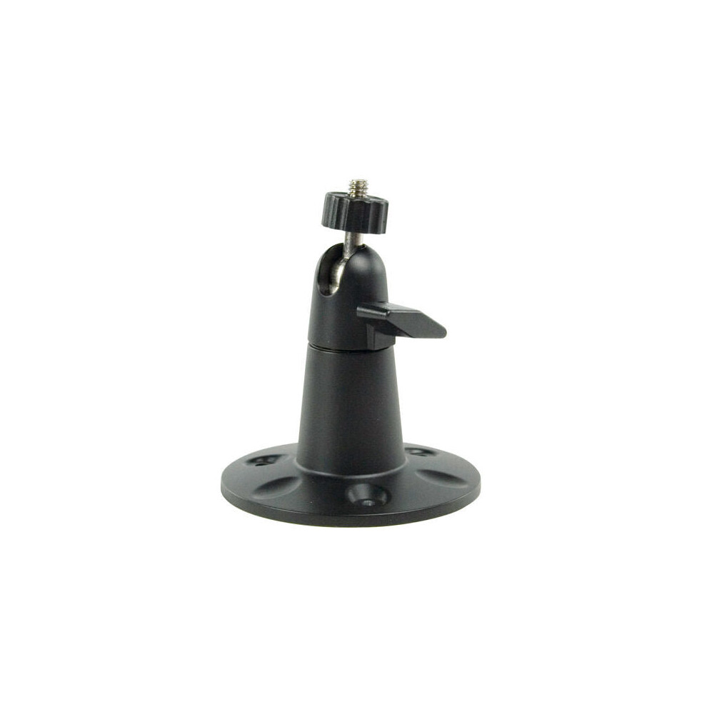 Black CCTV Camera Mounting Bracket Indoor Outdoor Ceiling Wall 1/4" Thread Sonos