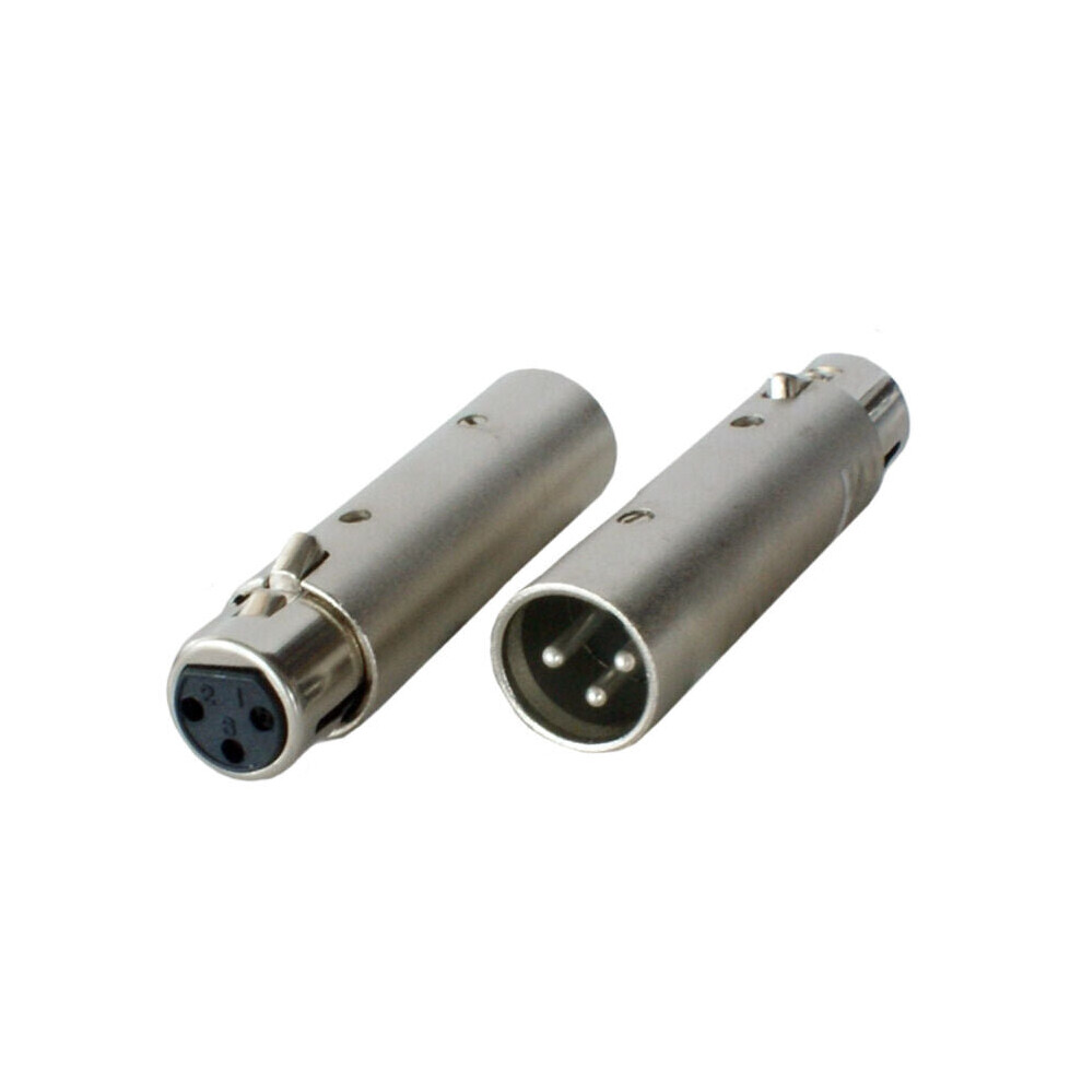 XLR Male to Female Phase Reverse/Reversal Adapter DJ DMX Plug to Socket