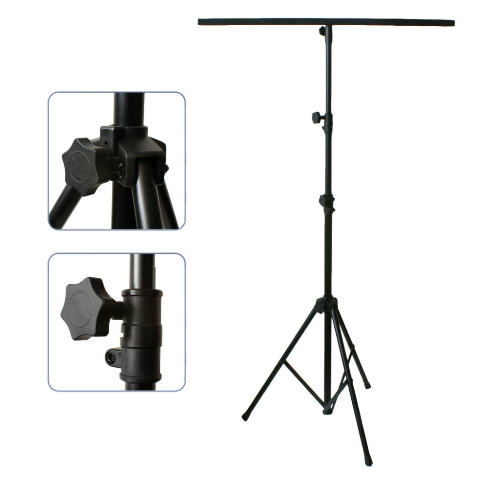 Loops 2.5M Ing Stand & 4 Mounting T Bar Adjustable Photography Tripod Kit Light