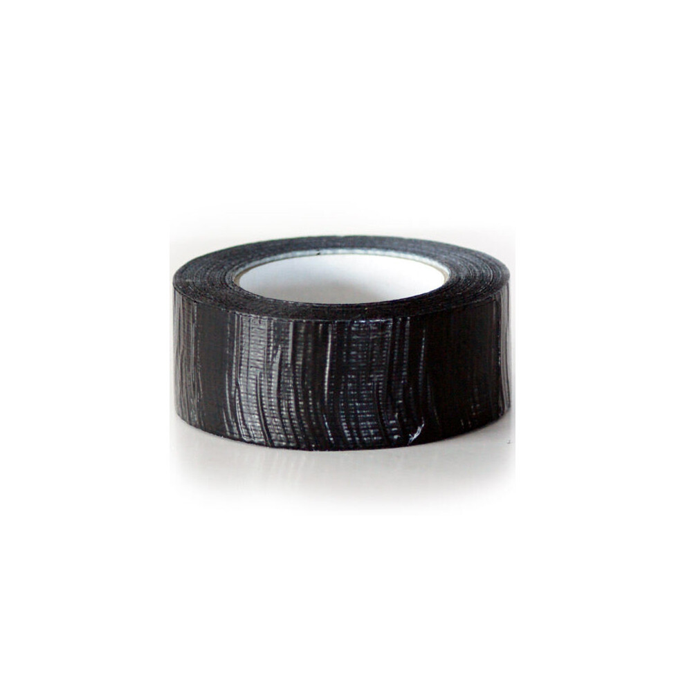 Black Gaffer Tape 50M x 48mm Gaffa Duck Duct Cloth Roll DJ Disco PA