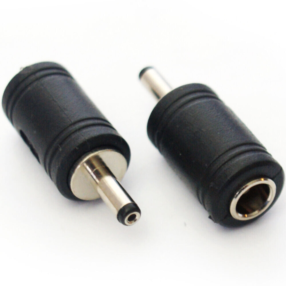 3.5x1.3mm Male to 5.5x2.1mm Female DC Adapter Converter Jack Camera Plug CCTV