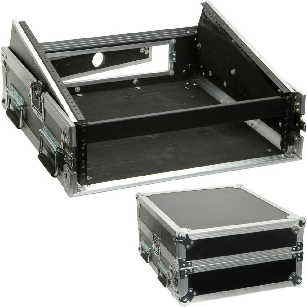 Loops 19" 2U/10U Quality Mixer Flight Case Patch Panel Equipment Cd Transit Wooden Pa