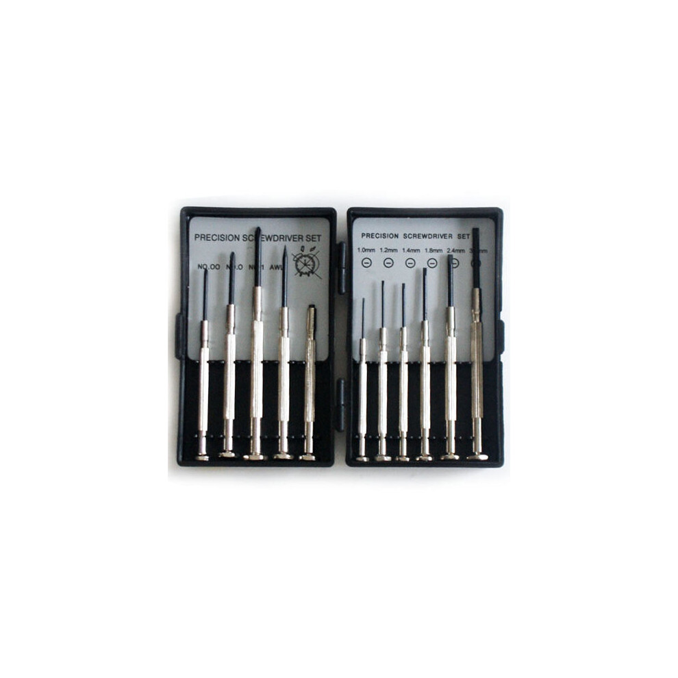 11 Piece Precision Screwdriver Set Mini Micro Small Flat Head Phillips Magnetic