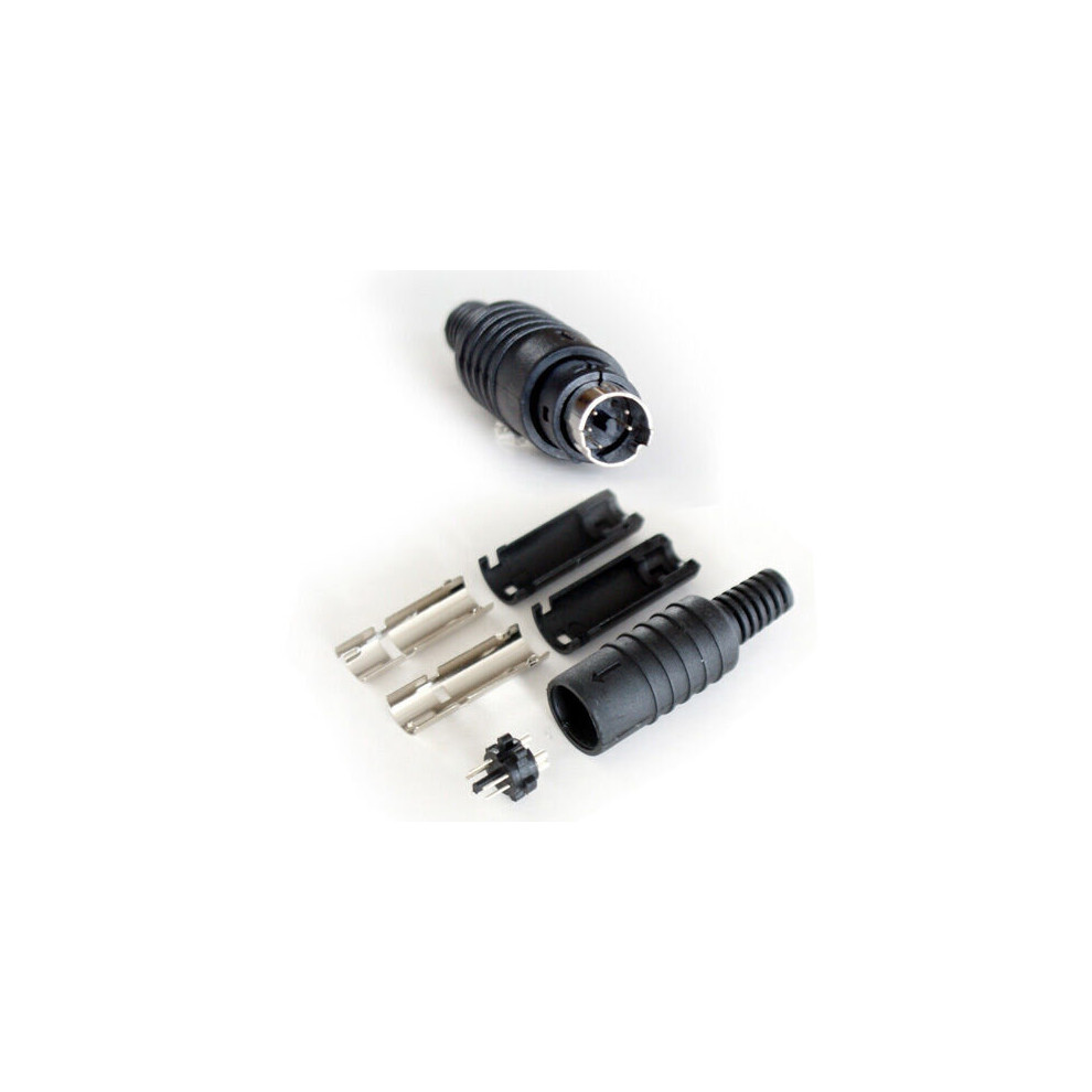 5 Pin Mini Din Male Solder Connector Audio Video & Data Cable End Plug Svhs 5055538124723