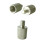 Loops Microphone Mic Clip Stand Thread Adapter 3/8" Outer Plug to 5/8" Inner Converter 1