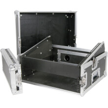 19" 2 / 8U Quality Equipment Flight Case Patch Panel Amplifier Transit Handle PA