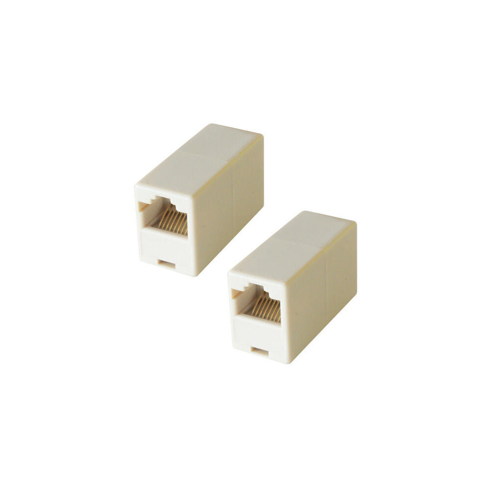 RJ45 Rollover CAT5e CAT6 Coupler Socket to Female Joiner Adapter Extension LAN