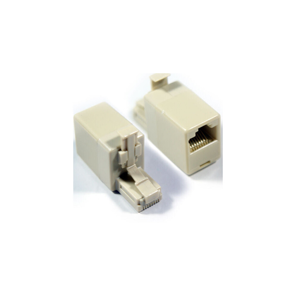 Rj45 Crossover Adapter Male To Female Ethernet Network Cat5 Cat5e Connector 5055538124815