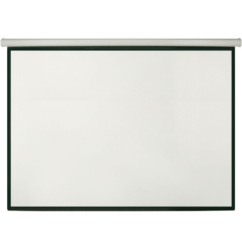 Loops 72" Manual Pull Down Projector Screen 4:3 Wall Ceiling Mount Home Movie Cinema