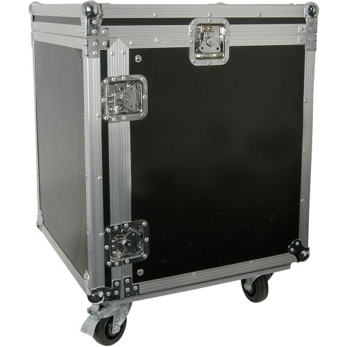 Loops 19" 12U Equipment Rack With Wheels Patch Panel Mount Case PA DJ Mixer Amp Audio