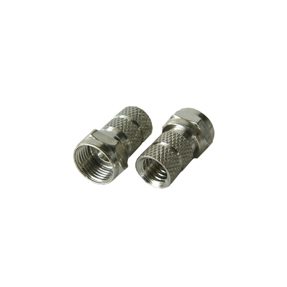 10x F Connector 6.7mm Coaxial RG6 Plug Satellite Aerial Coax Male Sky Virgin