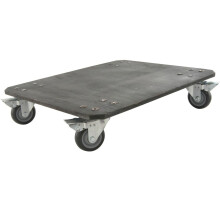 19" Wheel Base Trolley Rack Data Cabinet Castors Brakes Flight Case Transport PA
