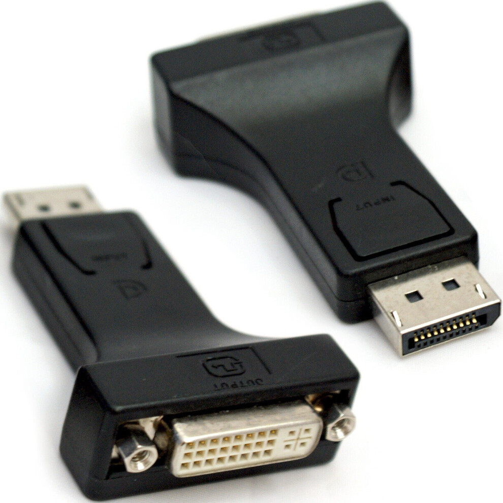 Displayport Male To Dvi I Female Converter Adapter Tv Monitor Laptop Video Dp 5055538105777