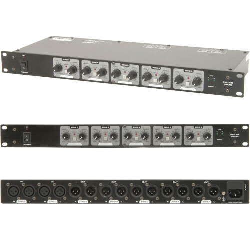 Loops XLR Speaker Matrix Zone Mixer for Amplifiers Switch Splitter Distribution Box DJ