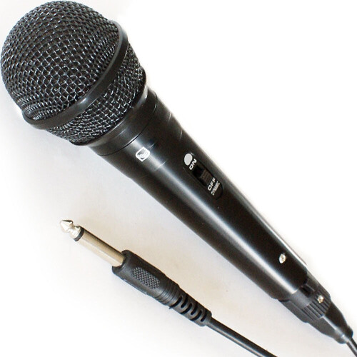 Loops Handheld Dynamic Microphone Wired DJ PA Stage Karaoke & 1/4" Cable for Singing