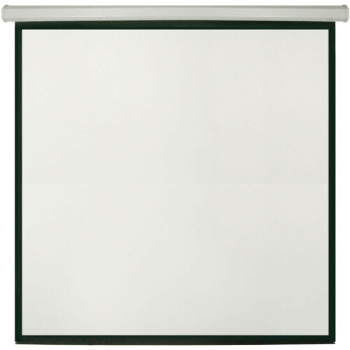 Loops 85" Manual Pull Down Projector Screen 4:3 Wall Ceiling Mount Home Movie Cinema