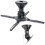 Loops Black Universal Projector Ceiling Mount Bracket Swivel Tilting Hanging Holder 1