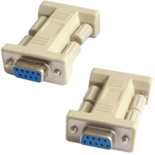 RS232 9 Way Female to Socket Coupler Straight Adapter Gender Changer DB9 Serial