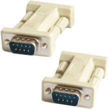 RS232 9 Way Male to Male Plug Straight Adapter Gender Changer Coupler DB9 Serial
