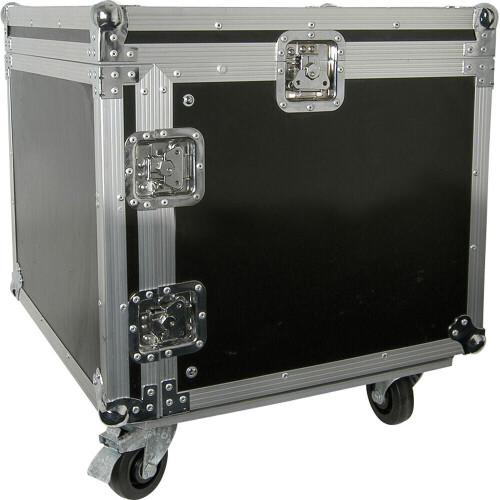 Loops 19" 8U Equipment Rack With Wheels Patch Panel Mount Case PA DJ Mixer Amp Audio