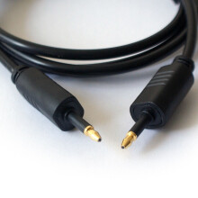 1m 3.5mm Optical Male to Digital Headphone Jack Plug SPDIF TOSLink Fiber AUX