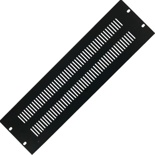 Loops 19" 3U Vented Blanking Rack Patch Panel Module Cover Plate Mount Equipment Case