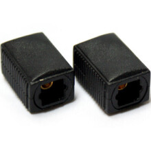Optical Female to Socket Coupler Adapter SPDIF/TOSlink Joiner Barrel Extension