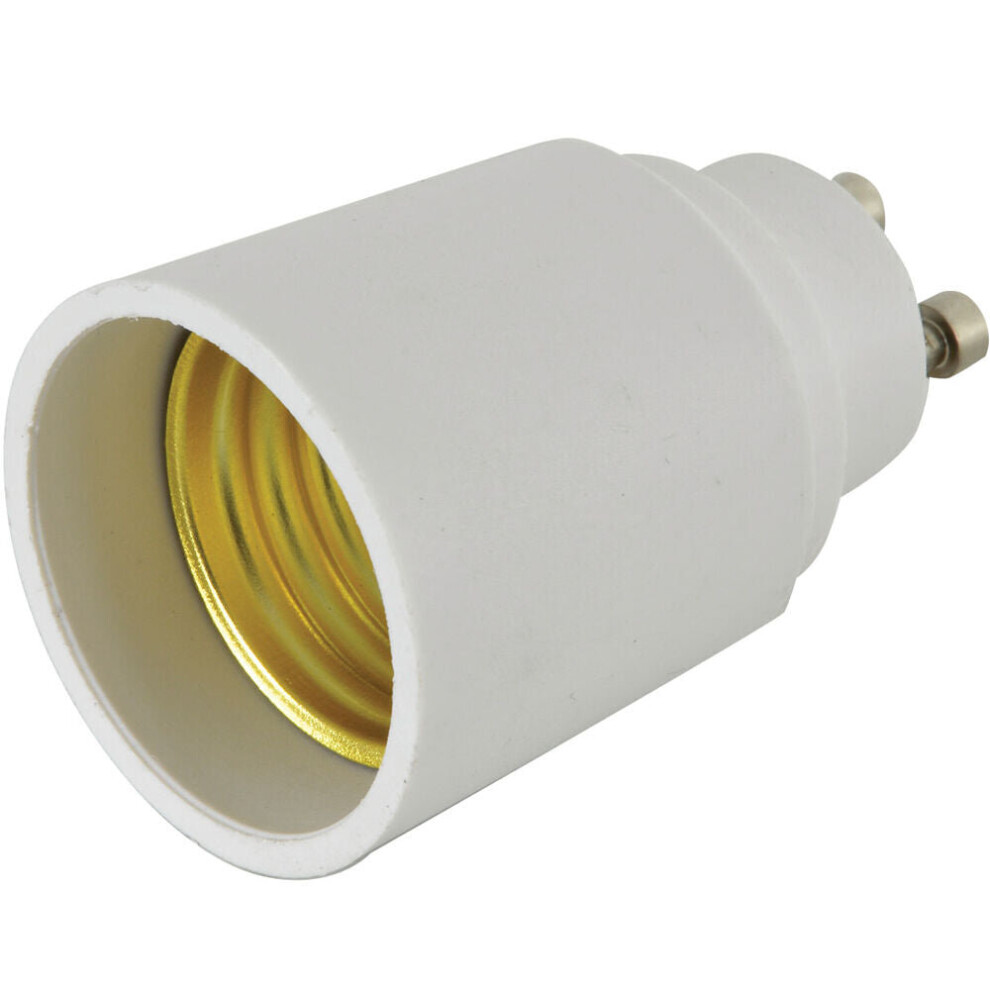 Light Bulb Adapter GU10 Bayonet Male to E27 Edison Socket Converter 60W LED