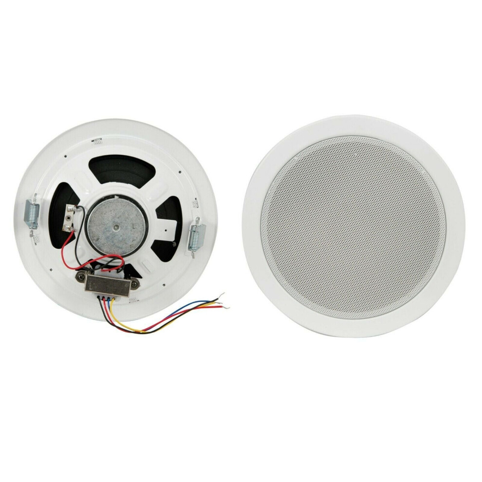 5" 100V Line Ceiling Speaker 6W Quick Fit & Metal Construction PA Audio System