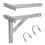 12' T & K Galvanized Wall Mounting Bracket - Heavy Duty 1