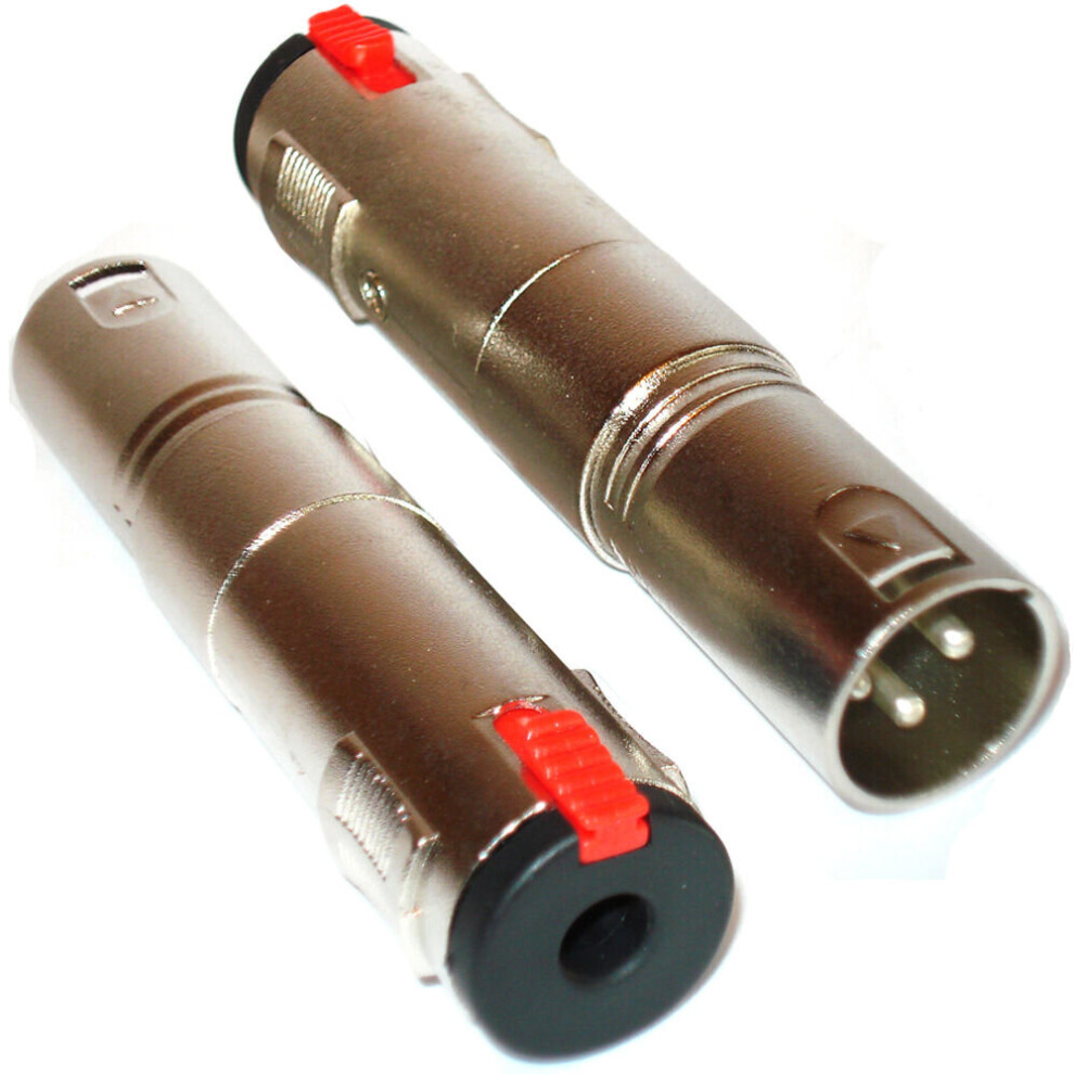 Loops Xlr 3 Pin Male To 6.35Mm 1/4" Socket Adapter Stereo Balanced Mixer Mic Converter