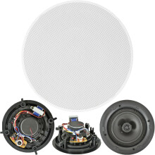 High Quality 8 Inch 120W 2 Way Low Profile Ceiling Speaker - 100V 8Ohm - Wall Mount Slim
