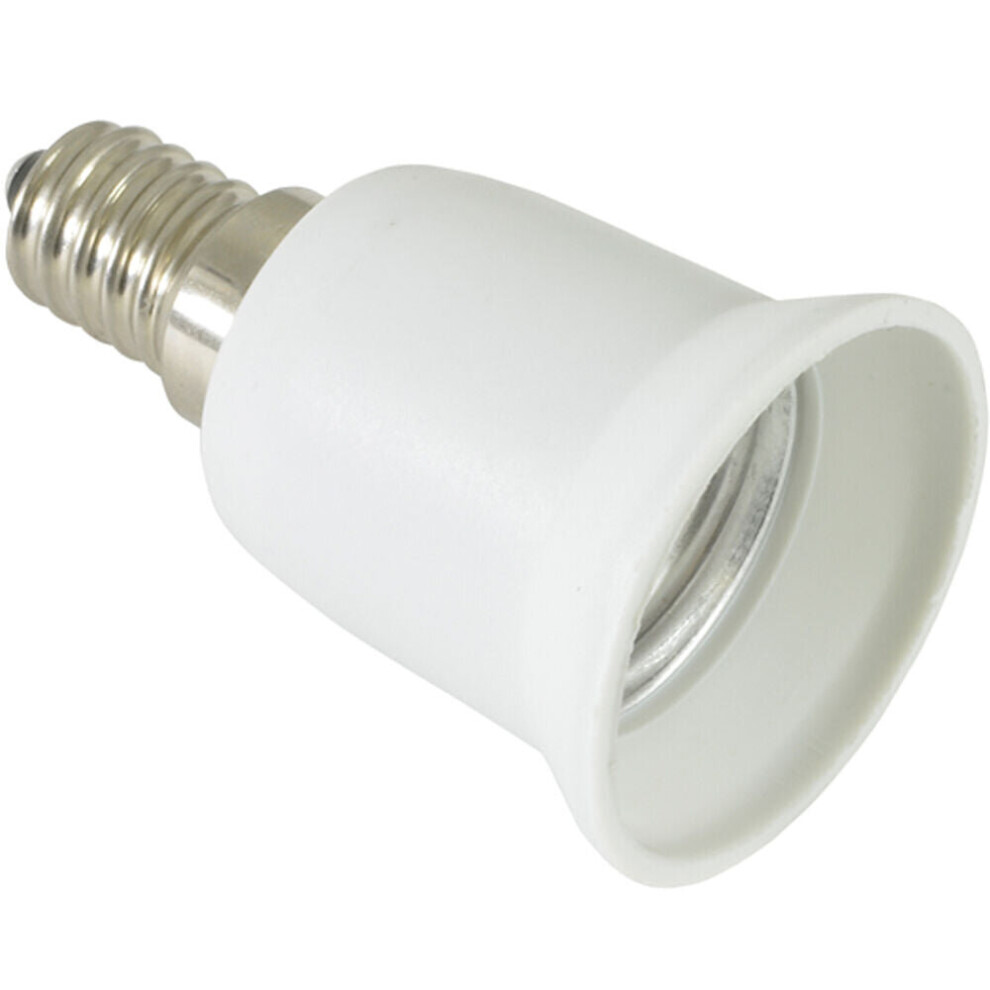 Light Bulb Adapter E14 Mini Edison to E27 Screw Type SES Converter Lamp Fitting