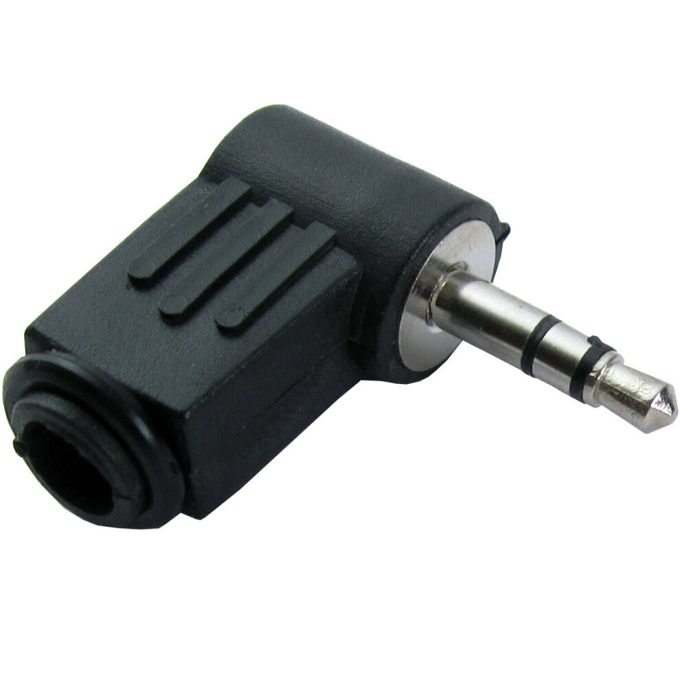 3.5Mm Stereo Right Angled Jack Solder Connector Audio Male 90 Degree Headphone 5055538107931