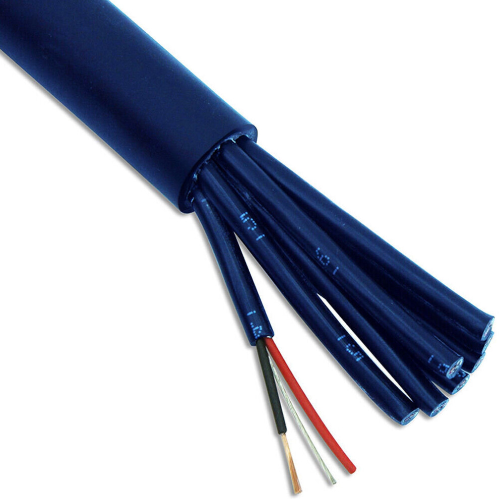 50M 8 Pair Way Balanced Multicore Cable XLR 6.35mm Loom Reel Stage Box Mic Audio