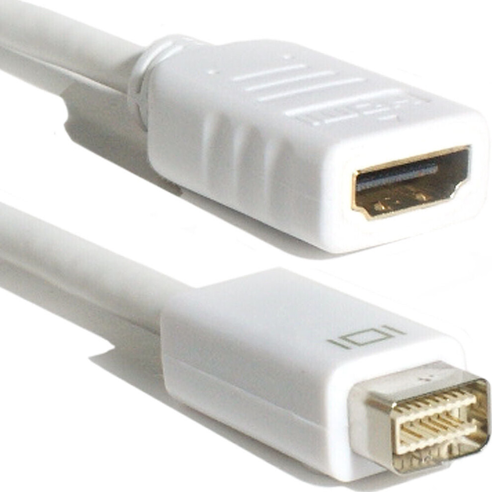 Mini Dvi To Hdmi Monitor Adapter Converter For Apple Macbook Imac Powerbook G4 5055538126109