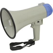 600m Range 10W Megaphone Loud Hailer with Siren & Microphone Speech Voice Amp