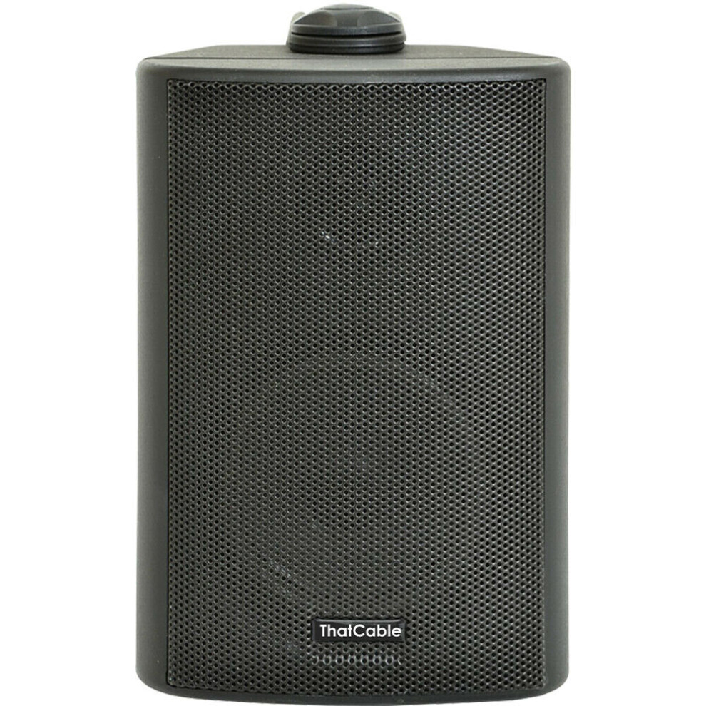 5.25" 100V 8Ohm Outdoor Weatherproof Speaker 90W Ip54 Rated Background Black 5055538145148