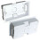 Loops 35mm Deep Twin Plastic Dry Lining Back Box 1 Gang Wall Flush Mount Pattress 1