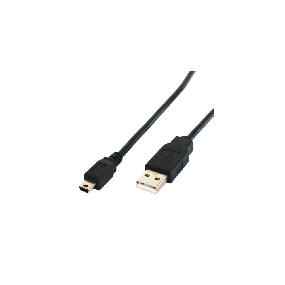 1.8m USB A 2.0 Male To 5 Pin Mini B Cable Lead Digital Camera / PS3 Controller