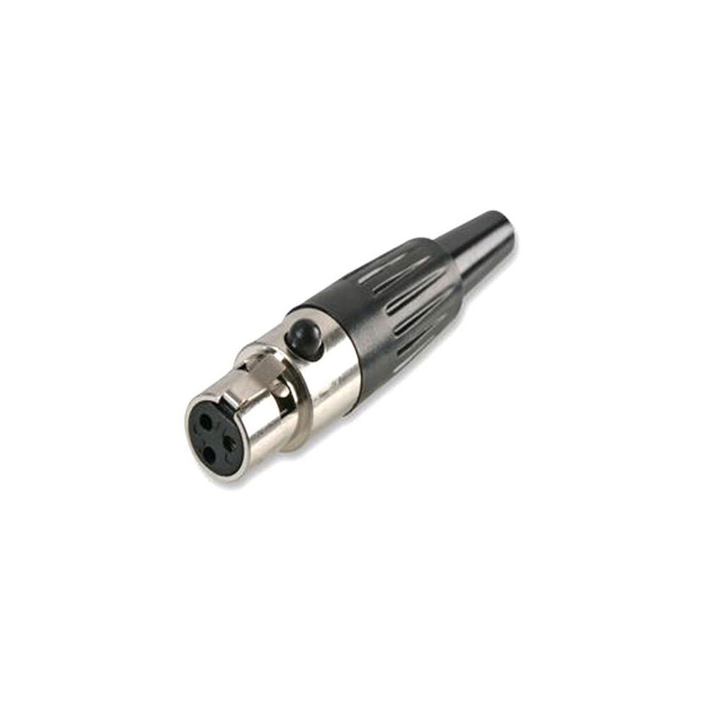 Loops Mini Small Xlr Female Socket Solder Connector For Headset & Dj Microphone Cable