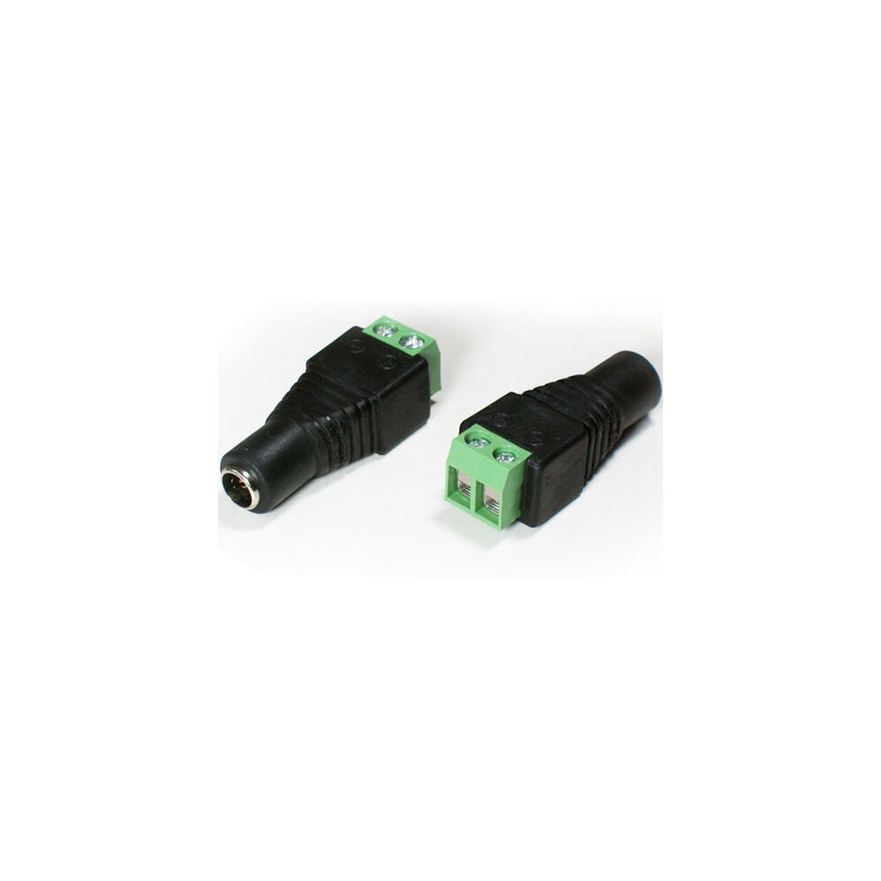 5.5Mm X 2.1Mm Dc Female Screw Terminal Connector Cctv Jack Socket Power Adapter 5055538138782