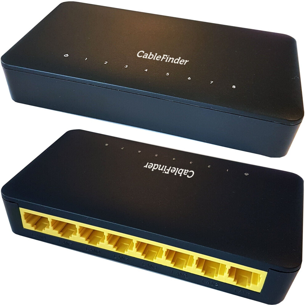 8 Port Way 1000Mbps Gigabit Ethernet Network Switch Rj45 Cat6 Splitter Router 5055538185366