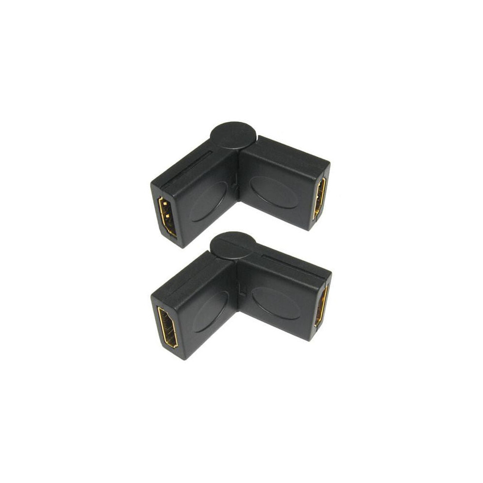 HDMI Swivel Right Angle Angled Adapter 90 270 Degree Connector Socket to Female