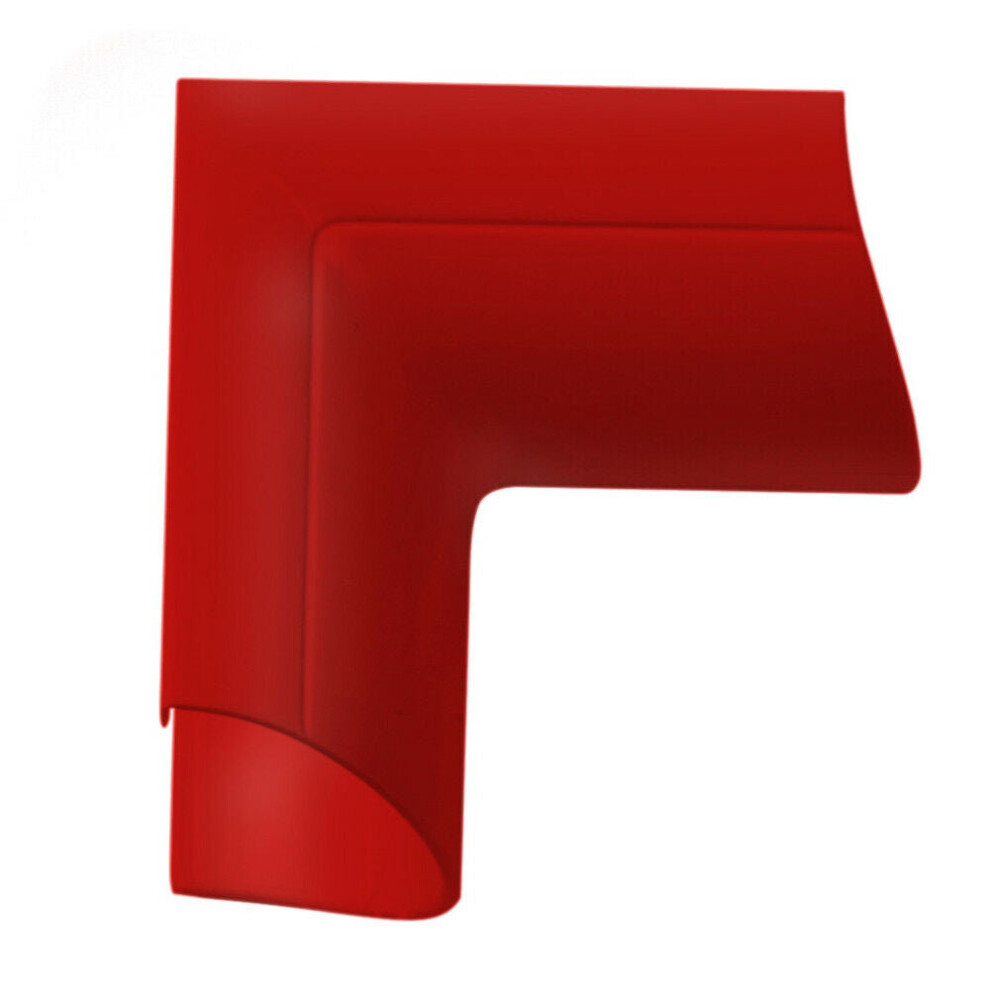 30Mm X 15Mm Red Clip Over Internal Bend Trunking Adapter 90 Degree Conduit 5055538132599