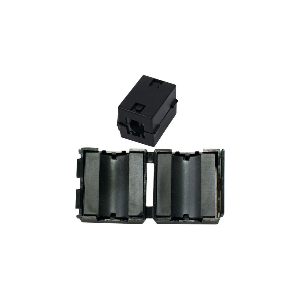 12.5mm Clip On Ferrite Core Data Cable Ferrous Ring Bead Choke Filter EMI & RFI