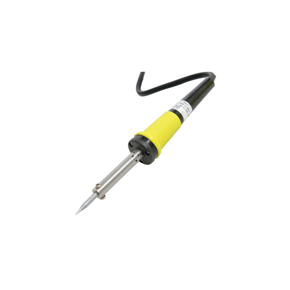 30W UK Mains Powered Soldering Iron 1.5mm Tip Hobbyists - Solder