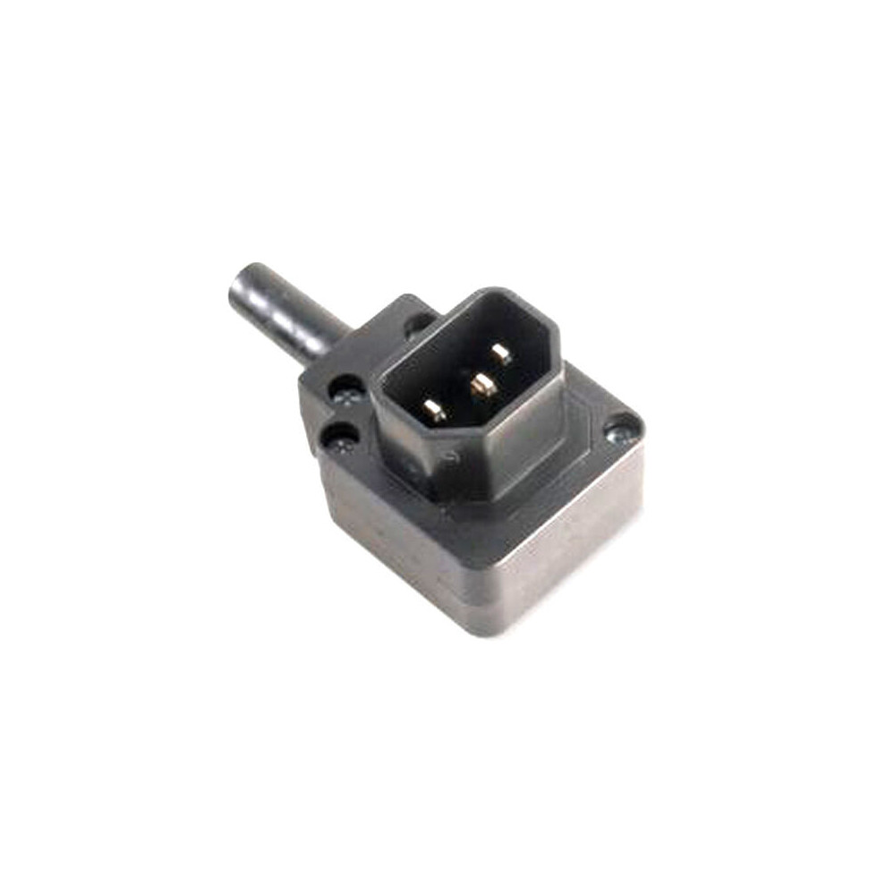 IEC Male C14 Vertical Right Angled 10A Connector Plug Kettle Socket 90 Degree