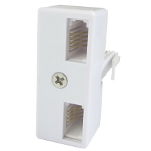 2 Way Port BT Telephone Socket Double Adapter Splitter Twin Female 431A Phone